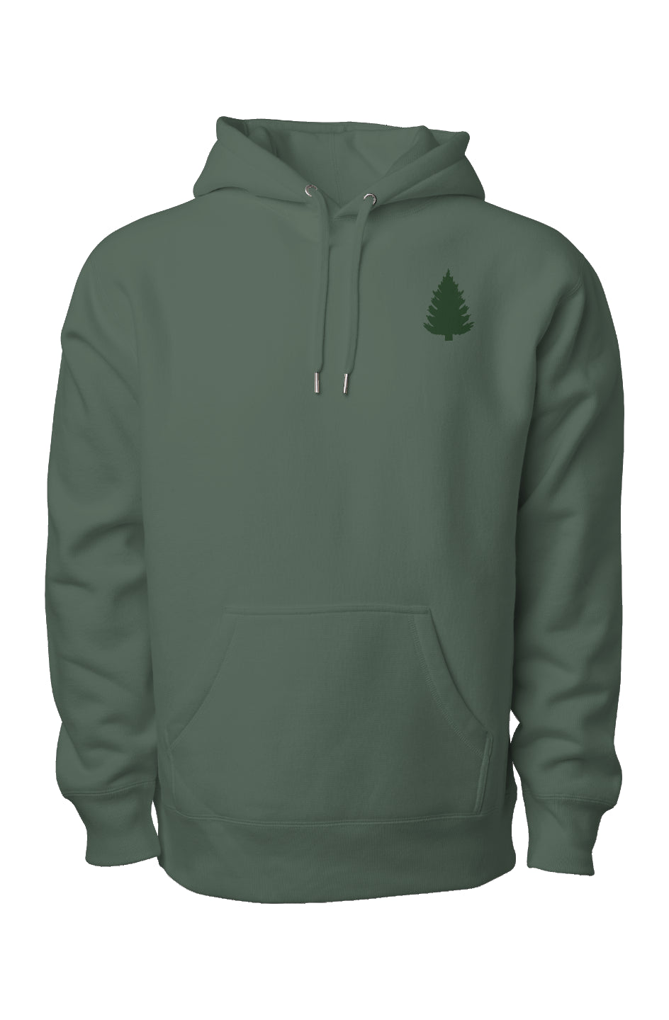 Heavyweight Alpine Green Hoodie Emb EP