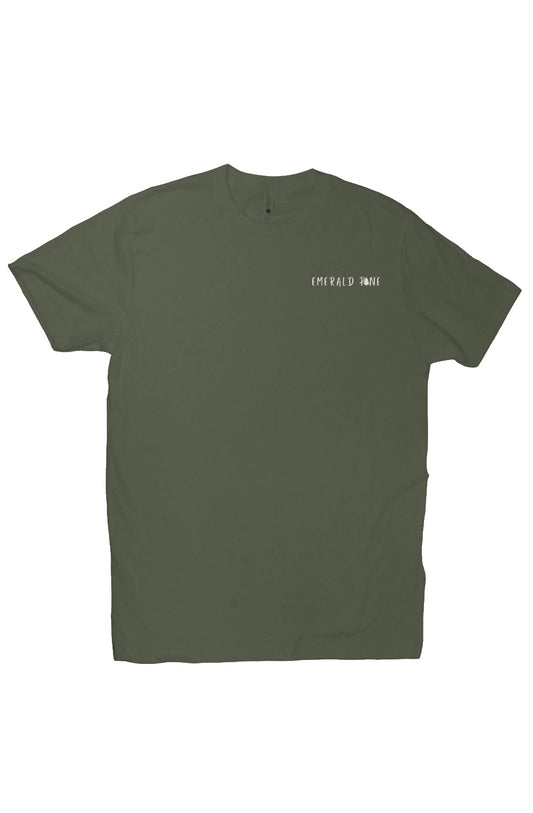 100% Cotton Military Green Crew