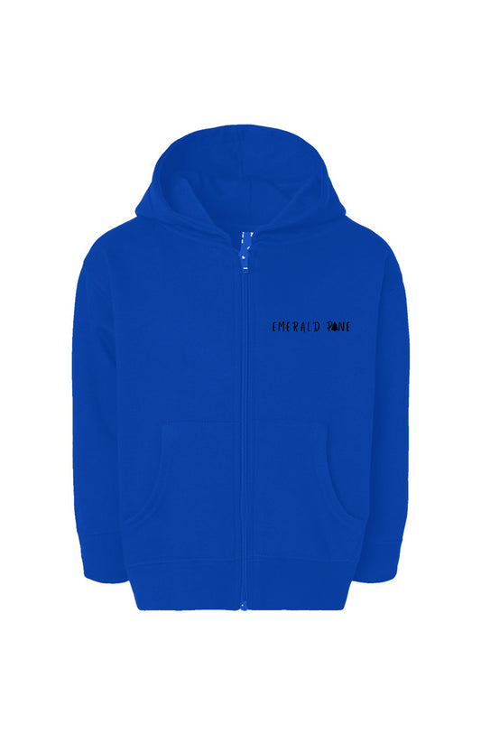 Royal Blue Toddler Full-Zip Fleece Hoodie