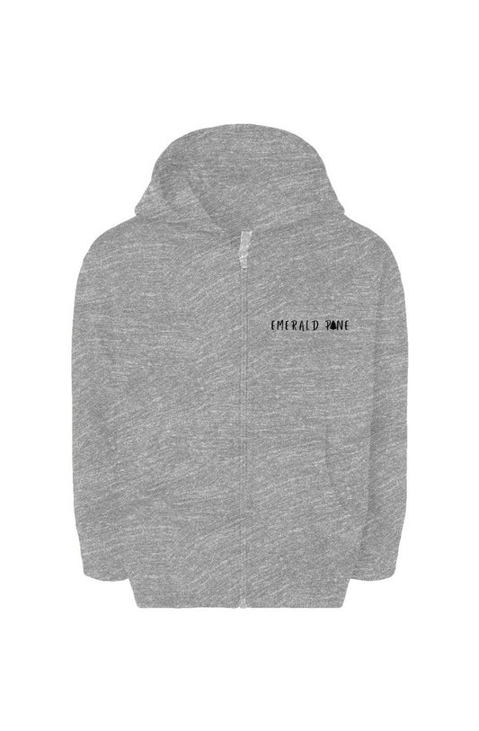 Heather Grey Toddler Full-Zip Fleece Hoodie