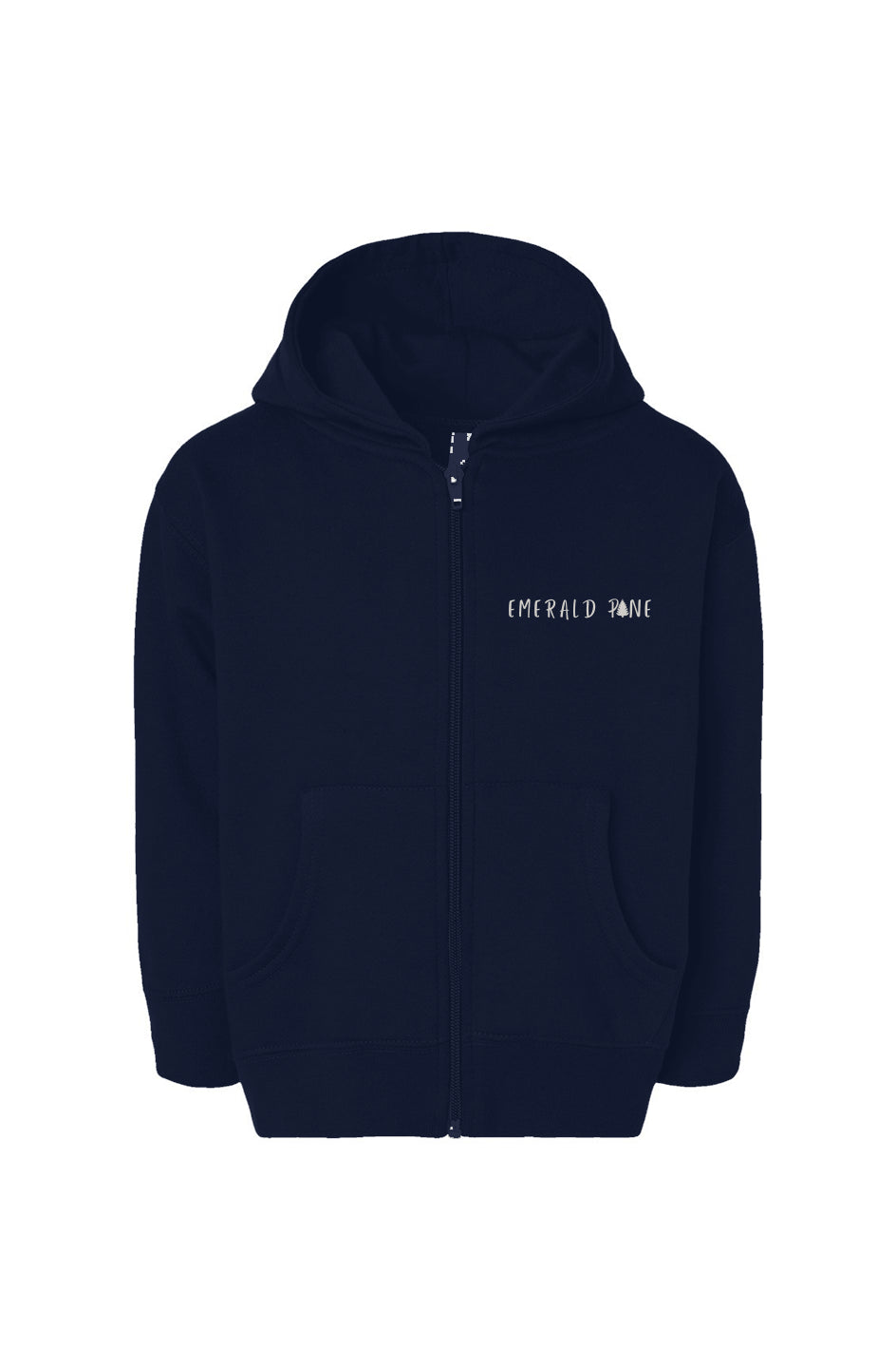 Navy Toddler Full-Zip Fleece Hoodie