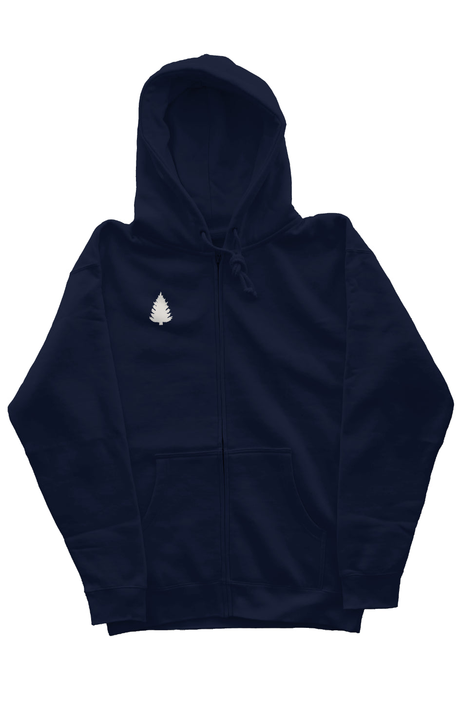 Heavyweight Zip Hoodie, Emb Pine Tree - Sweatsuit Collection